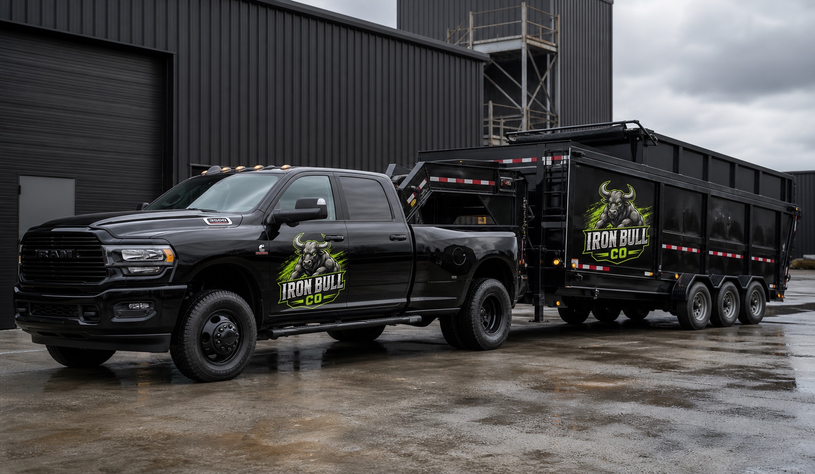 Iron Bull heavy-duty hauling fleet ready for dispatch